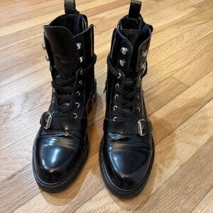 AllSaints Leather Combat Boot